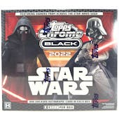 Star Wars Chrome Black Hobby Box (Topps 2022)