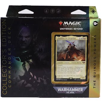 Magic The Gathering: Warhammer 40,000 Collector's Edition Commander Deck - Ruinous Powers