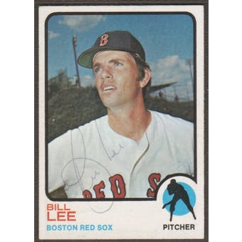 1973 Topps Baseball #224 Bill Lee Signed in Person Auto