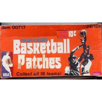 1974/75 Fleer Basketball Cloth Patches Box