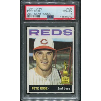 1964 Topps Baseball #125 Pete Rose PSA 4 (VG-EX)