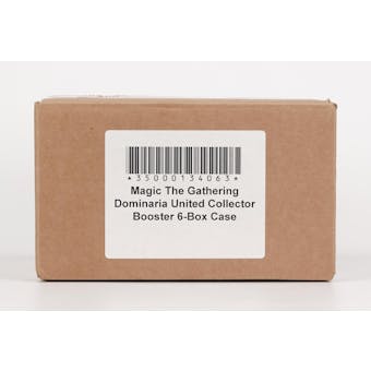 Magic The Gathering Dominaria United Collector Booster 6-Box Case