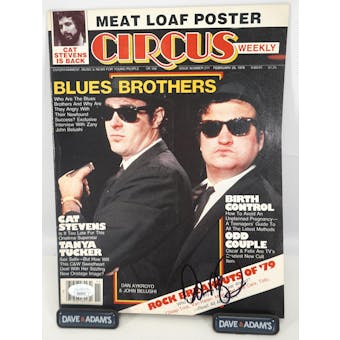 Dan Aykroyd Autographed Circus The Blues Brothers Magazine JSA AB84974 (Reed Buy)