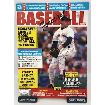 Roger Clemens Autographed Baseball Forecast Magazine JSA AB84969 (Reed Buy)