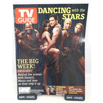 Mario Lopez Autographed TV Guide Magazine JSA AB84962 (Reed Buy)