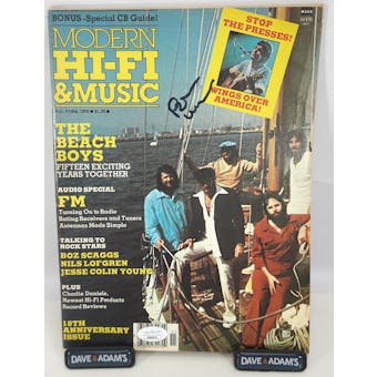 Brian Wilson Autographed Modern Hi-Fi & Music Magazine JSA AB84952 (Reed Buy)