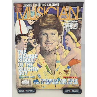 Brian Wilson Autographed Musician Magazine JSA AB84951 (Reed Buy)