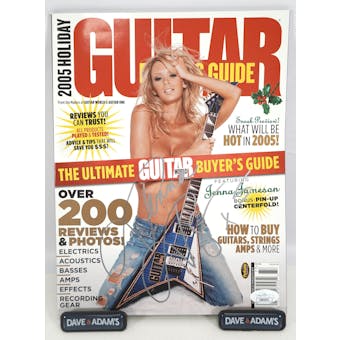 Jenna Jameson Autographed Guitar World Magazine JSA AB84942 (Reed Buy)