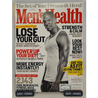 Jamie Foxx Autographed Men's Health Magazine JSA AB84929 (Reed Buy)