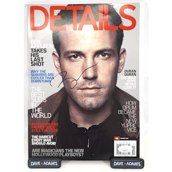 Ben Affleck Autographed Details Magazine JSA AB84925 (Reed Buy)