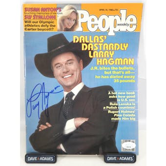 Larry Hagman Autographed People Magazine JSA AB84166 (Reed Buy)