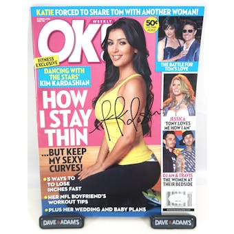 Kim Kardashian Autographed OK! Magazine JSA AB84162 (Reed Buy)