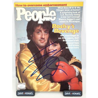Sylvester Stallone Autographed People Magazine JSA XX55100 (Reed Buy)