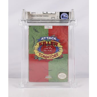 Nintendo (NES) Attack of the Killer Tomatoes NES *Rev-A Oval SOQ R WATA 6.5 B+ Seal