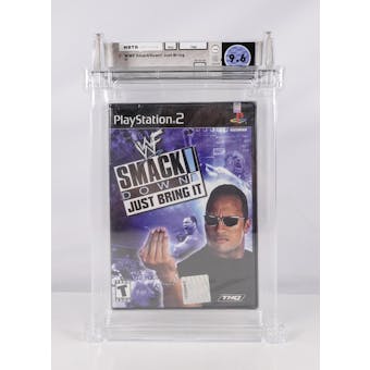 Sony PlayStation 2 (PS2) WWF Smackdown! Just Bring It WATA 9.6 A Seal