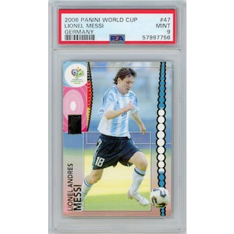 2006 Panini World Cup Germany #47 Lionel Messi PSA 9 *7756 (Reed Buy)