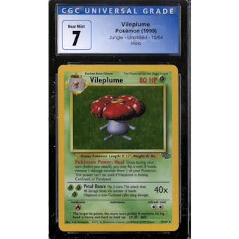 Pokemon Jungle Vileplume 15/64 CGC 7 No Subs