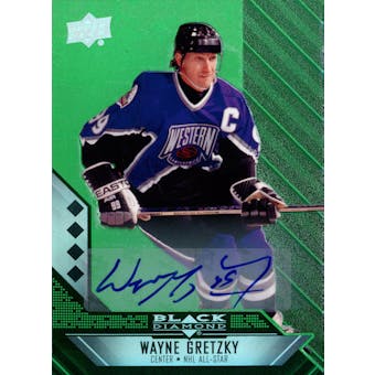 2014/15 Upper Deck Black Diamond Wayne Gretzky Auto Card #220 02/10