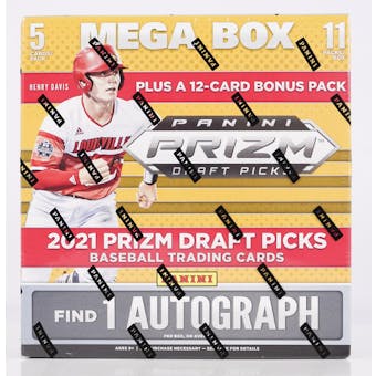 2021 Panini Prizm Draft Picks Baseball Mega Box (Walmart)