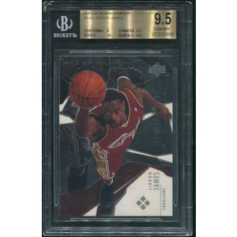 2003/04 Black Diamond Basketball #184 LeBron James Rookie BGS 9.5 (GEM MINT)