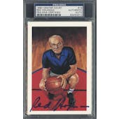 1992 Center Court #16 Red Holzman Autograph PSA/DNA Authentic *3313 (Reed Buy)