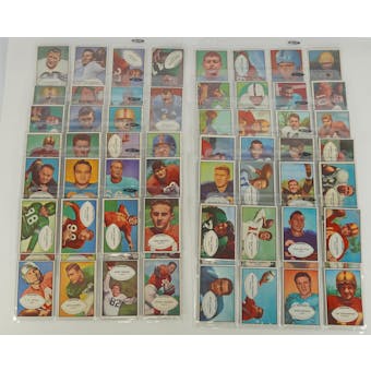 1953 Bowman Football Complete Set (96) EX (Reed Buy)