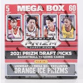 2021/22 Panini Prizm Draft Picks Basketball Mega Box (Orange Ice Prizms!)