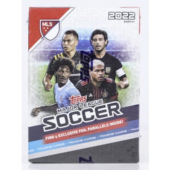 2022 Topps MLS Major League Soccer 11-Pack Blaster Box (Lot of 6) (Foil Parallels!)