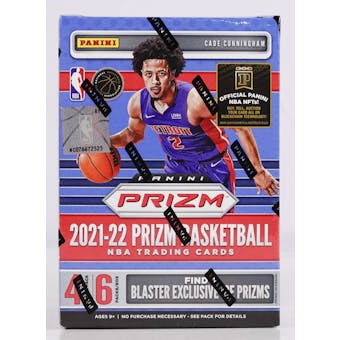 2021/22 Panini Prizm Basketball 6-Pack Blaster Box (Lot of 6)