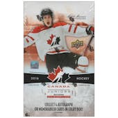2016/17 Upper Deck Team Canada Juniors Hockey Hobby Box