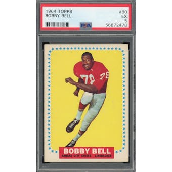1964 Topps #90 Bobby Bell RC PSA 5 *2478 (Reed Buy)