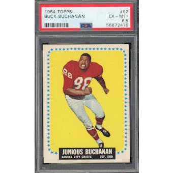1964 Topps #92 Buck Buchanan RC PSA 6.5 *2479 (Reed Buy)