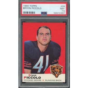 1969 Topps #26 Brian Piccolo RC PSA 7.5 *2497 (Reed Buy)