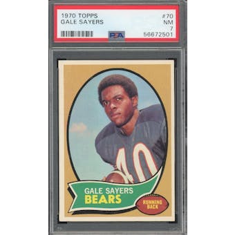 1970 Topps #70 Gale Sayers PSA 7 *2501 (Reed Buy)