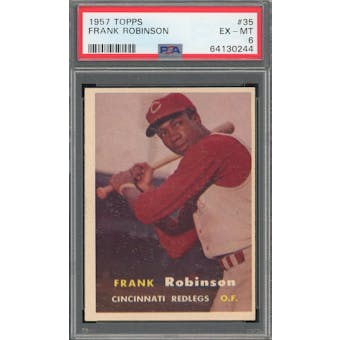 1957 Topps #35 Frank Robinson RC PSA 6 *0244 (Reed Buy)