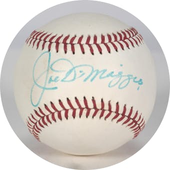 Joe DiMaggio Autographed AL MacPhail Baseball JSA XX55018 (Reed Buy)