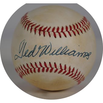 Ted Williams Autographed AL MacPhail Baseball JSA XX55016 (Reed Buy)