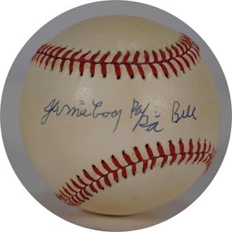 James "Cool Papa" Bell Autographed NL Giamatti Baseball JSA XX55022 (Reed Buy)