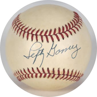 Lefty Gomez Autographed AL Brown Baseball JSA XX55034 (Reed Buy)