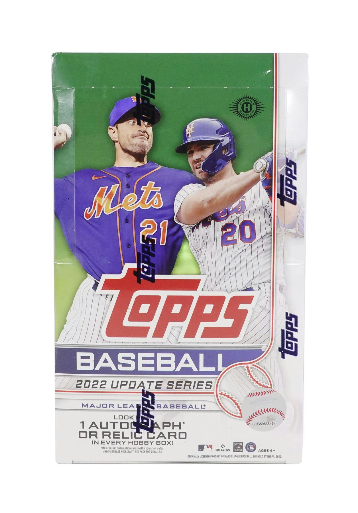 2022 Topps Update Series Baseball Hobby Box DA Card World