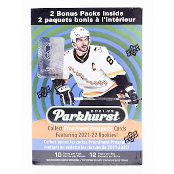 2021/22 Upper Deck Parkhurst Hockey Blaster Box (Lot of 6)