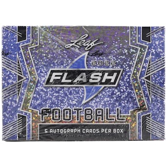 2022 Leaf Flash Football Hobby Box (Presell)