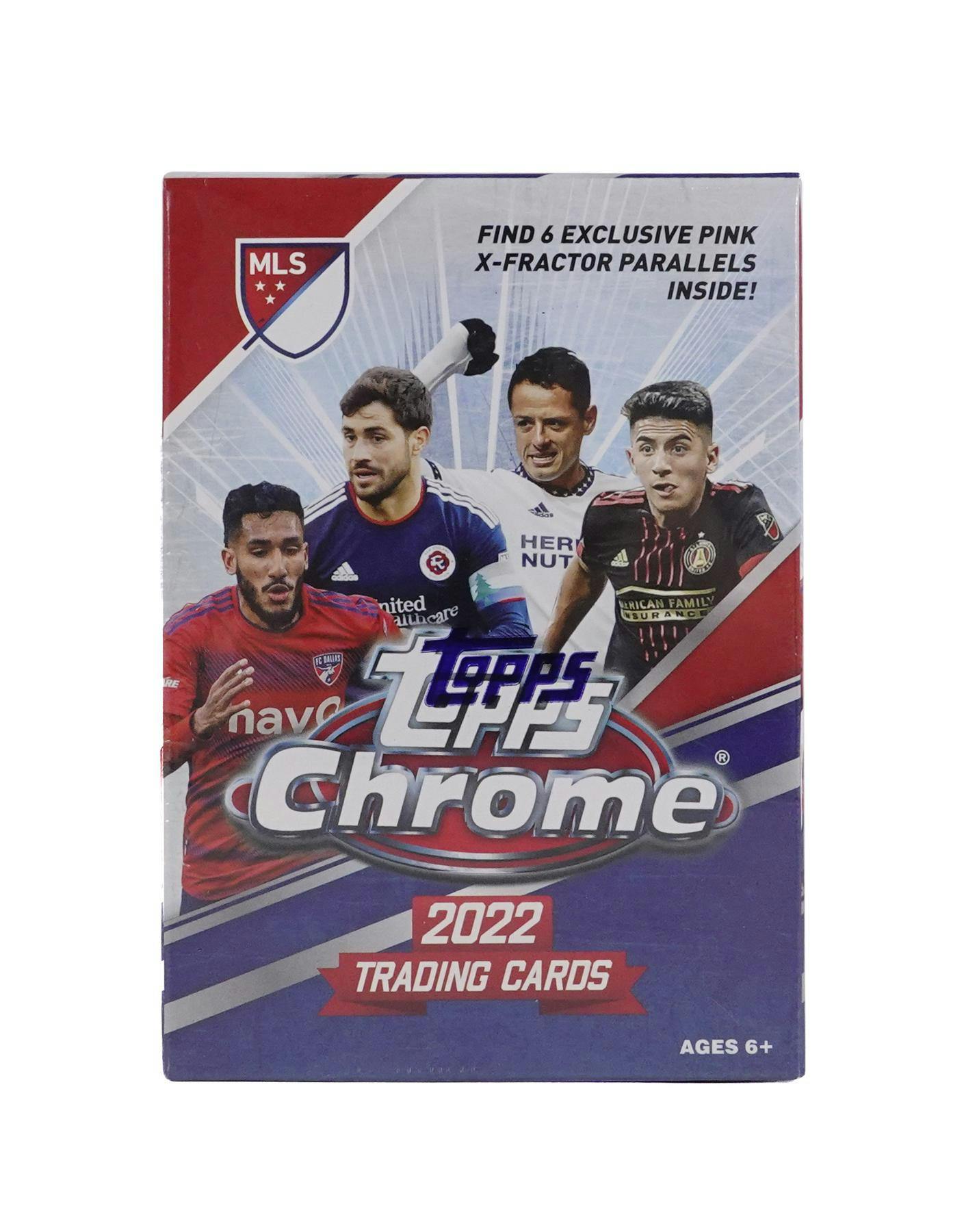 2022 Topps Chrome MLS Major League Soccer 6-Pack Blaster Box (Lot