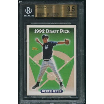 1993 Topps Baseball #98 Derek Jeter Rookie BGS 9.5 (GEM MINT)