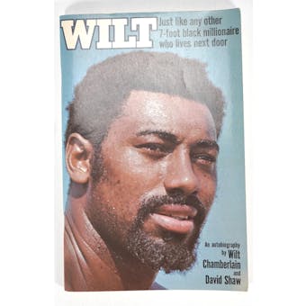 Wilt Chamberlain Autographed Book Wilt JSA XX55045 (Reed Buy)