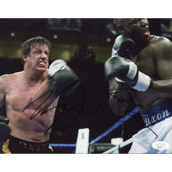Sylvester Stallone/Antonio Tarver Rocky Balboa Autographed 8x10 Photo JSA XX55071 (Reed Buy)