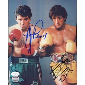 Sylvester Stallone/Gerry Cooney Rocky Autographed 8x10 Photo JSA XX55070 (Reed Buy)