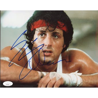 Sylvester Stallone Rocky Autographed 8x10 Photo JSA XX55068 (Reed Buy)