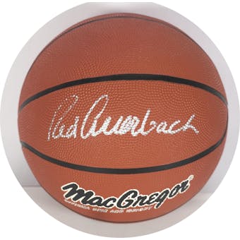 Red Auerbach Autographed MacGregor Basketball JSA XX57035 (Reed Buy)