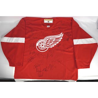 2001/02 Detroit Red Wings Stanley Cup Champions Team Signed Koho Jersey JSA XX55047 (Reed Buy)